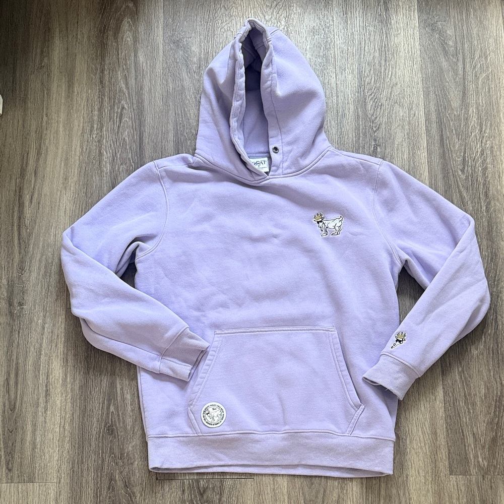 GOAT Lavender Hoodie with Embroidery